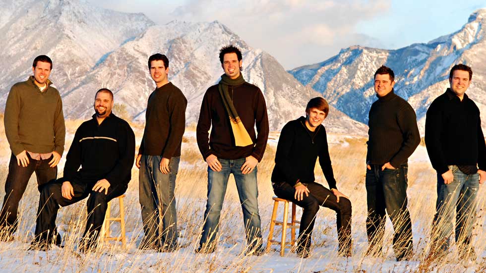 Osmond Brothers Second Generation Promotional Mountain Photo