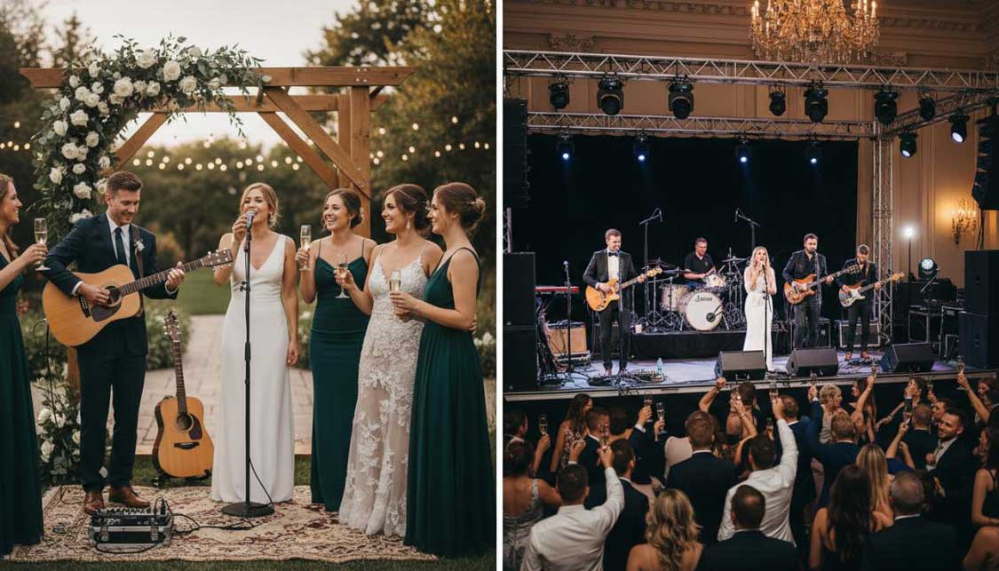 A Full-Service Wedding Booking Agency Represents Wedding Band and Wedding DJ Options