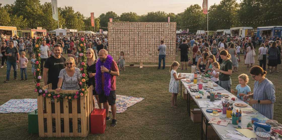 Interactive Festival Craft Stations and Activities