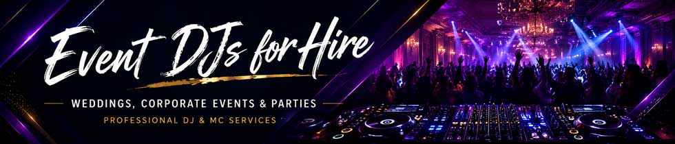Wedding DJs, Corporate Event DJs, and Private Party DJs