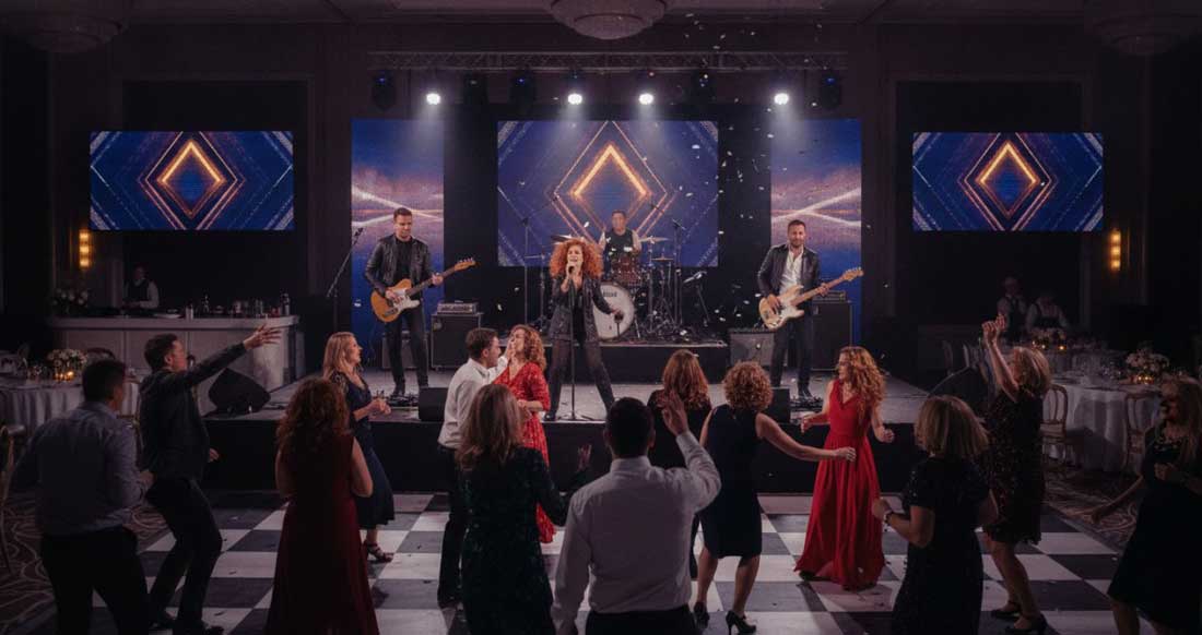 Experienced Live Band Performing at a Party