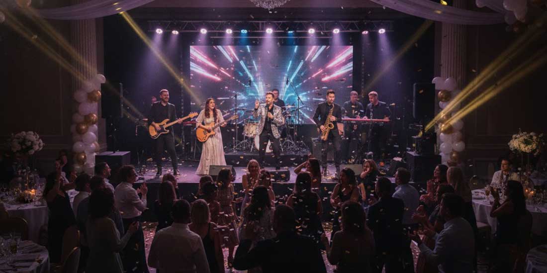 Professional Band Transforming a Private Party