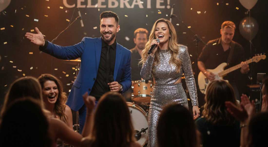 A Wedding Reception Band Playing High Energy Dance Music