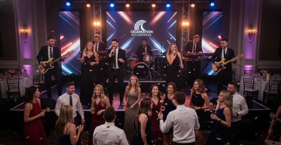 World-class corporate band delivering high-energy dance music