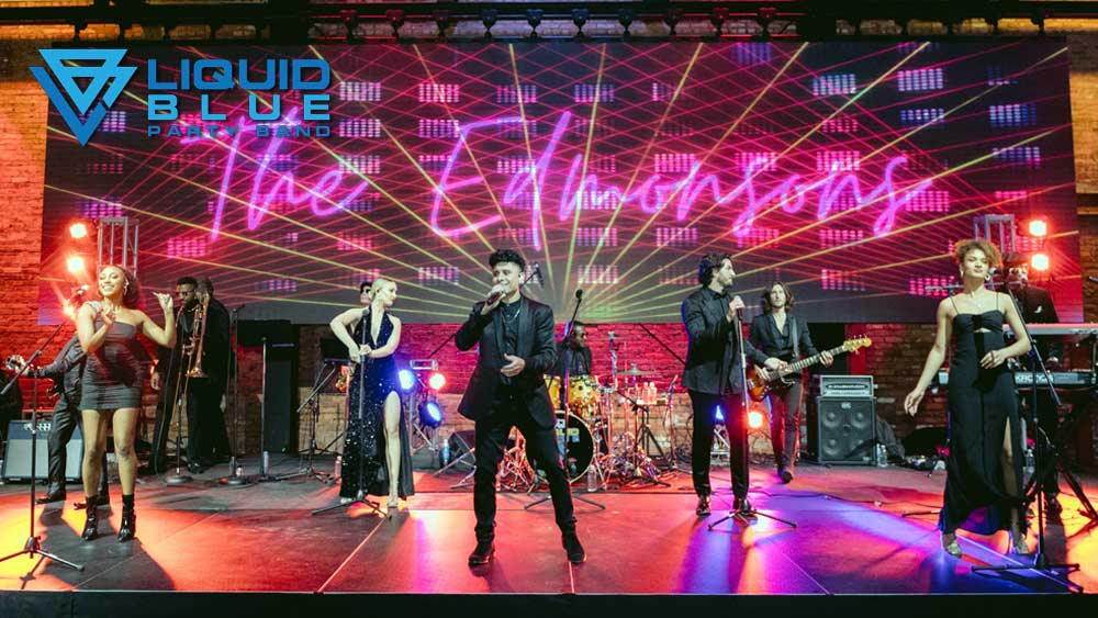 Liquid Blue Band for Wedding Events