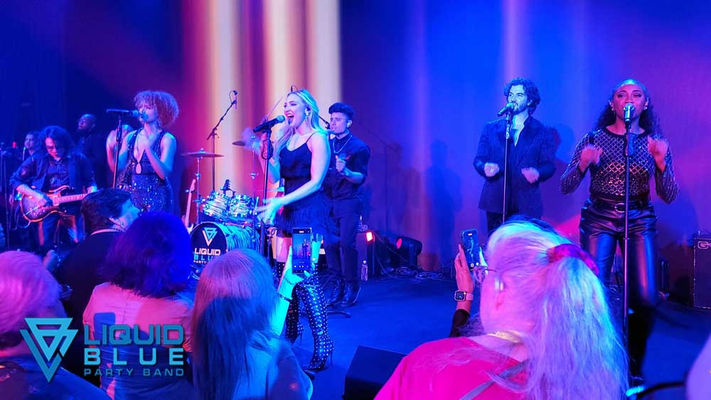 Liquid Blue High Profile Wedding Music Band