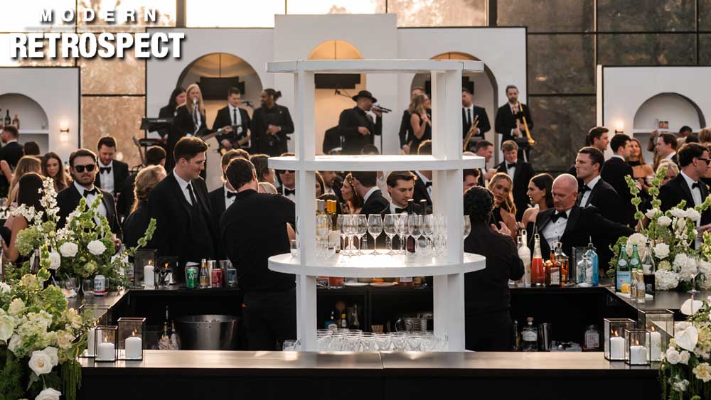 Modern Retrospect Performs at a Celebrity Wedding in California