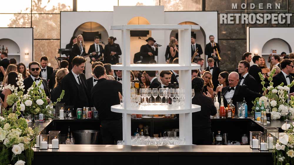 Modern Retrospect Performs at a Celebrity Wedding Party
