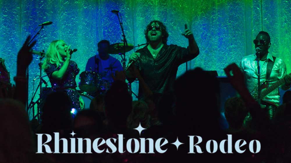 Rhinestone Rodeo on Stage for a Corporate Dance Party